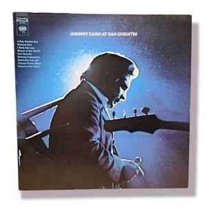 Johnny Cash At San Quentin Columbia 9827 Record Album Vinyl LP